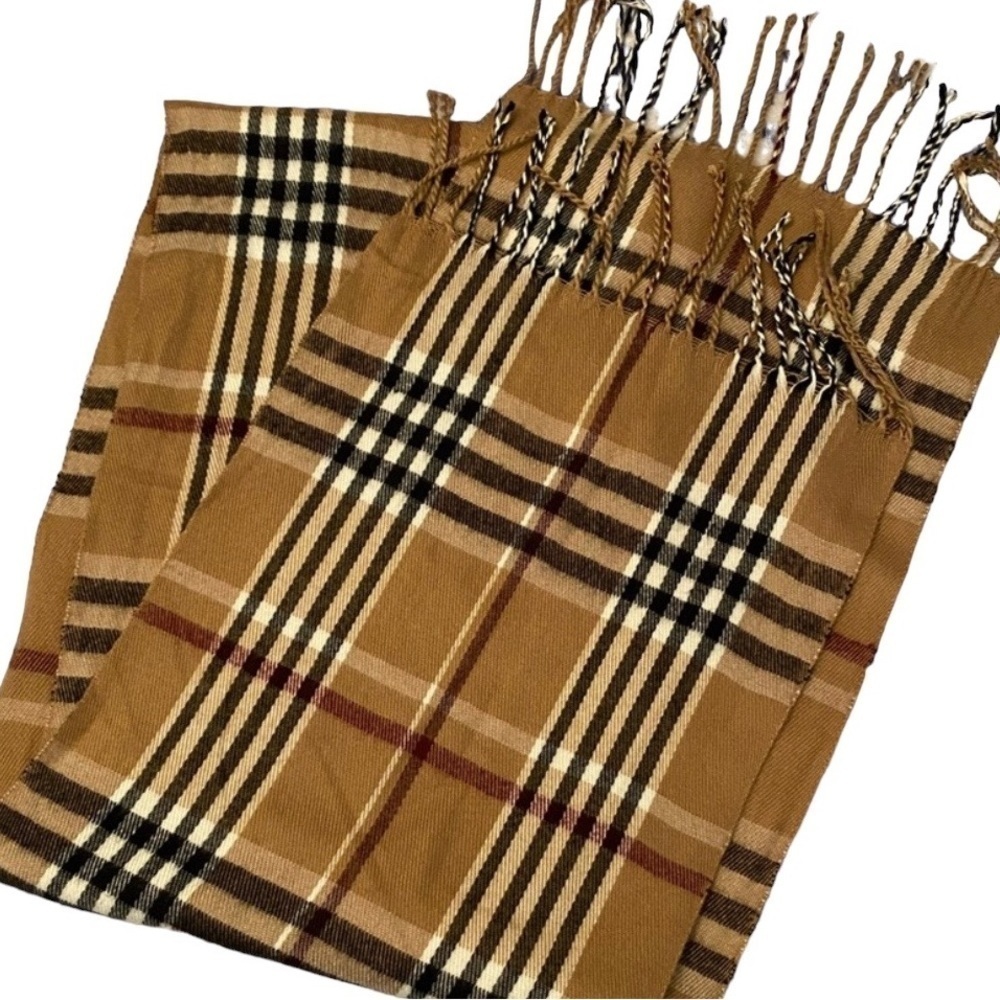 Cashmillion Acrylic Tan Brown Scarf - Picture 1 of 4